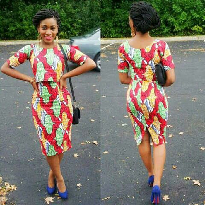 Short pencil top gown styles